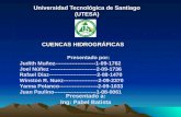 Universidad Tecnológica de Santiago (UTESA) CUENCAS HIDROGRÁFICAS Presentado por: Judith Muñoz----------------------1-09-1762 Joel Núñez -------------------------2-09-1736.
