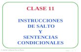 PBN - 11 - 1 © Jaime Alberto Parra Plaza CLASE 11 INSTRUCCIONES DE SALTO Y SENTENCIAS CONDICIONALES.