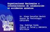 Organizaciones Nacionales e internacionales de colaboración en accidentes químicos Dr. Diego González Machín Asesor en Toxicología CEPIS/OPS Ing. Rodrigo.