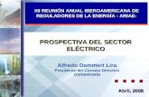 Abril, 2008 Alfredo Dammert Lira Presidente del Consejo Directivo OSINERGMIN XII REUNIÓN ANUAL IBEROAMERICANA DE REGULADORES DE LA ENERGÍA - ARIAE- PROSPECTIVA.