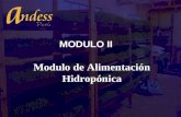 MODULO II Modulo de Alimentación Hidropónica. Producción de Forraje Hidropónico.