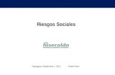 Riesgos Sociales Cartagena, Septiembre 1, 2011 - Frank Pearl.