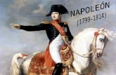 Napoleón llega al poder -Se declara cónsul único y vitalicio -Nueva constitución: sufragio para ricos, anula derechos humanos -Represión contra los jacobinos.