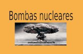 Una bomba nuclear es un dispositivo que obtiene una gran cantidad de energía de reacciones nucleares. La bomba atómica fue desarrollada por Estados Unidos.