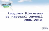 Programa Diocesano de Pastoral Juvenil 2006-2010.