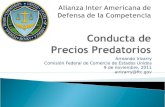 Armando Irizarry Comisión Federal de Comercio de Estados Unidos 9 de noviembre, 2011 airizarry@ftc.gov.