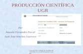 Creación del Catálogo de Producción Científica de la Universidad de Granada 1 PRODUCCIÓN CIENTÍFICA UGR Por Antonio Fernández Porcel Juan José Sánchez.