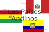 Los Países Andinos Perú Bolivia Ecuador. Bolivia Bolivia no tiene ninguna costa. Así es más difícil el comercio internacional: importar y exportar productos.