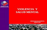UNIDAD DE SALUD MENTAL MINSAL 2004 GOBIERNO DE CHILE MINISTERIO DE SALUD VIOLENCIA Y SALUD MENTAL.