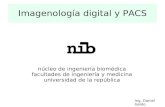 Imagenología digital y PACS núcleo de ingeniería biomédica facultades de ingeniería y medicina universidad de la república Ing. Daniel Geido.