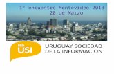 1º encuentro Montevideo 2013 20 de Marzo. Manual práctico digital sobre accesibilidad Integral y guía de Recursos y Servicios Proyectos Innovadores que.