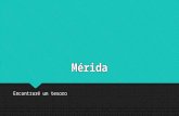 Mérida Encontraré un tesoro. Una ciudad muy vieja… Mérida está en la llanera de Vía de la Plata, en Extremadura. Es una ciudad de la época de los Romanos.