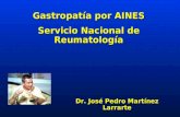Gastropatía por AINES Servicio Nacional de Reumatología Dr. José Pedro Martínez Larrarte.