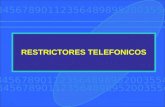 1234567890112356489895200355413 RESTRICTORES TELEFONICOS.