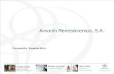 Amorim Revestimentos, S.A.. Formación España 2011.