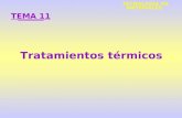 Tratamientos térmicos TEMA 11 TECNOLOGÍA DE MATERIALES.