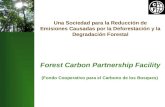 Una Sociedad para la Reducción de Emisiones Causadas por la Deforestación y la Degradación Forestal Forest Carbon Partnership Facility (Fondo Cooperativo.