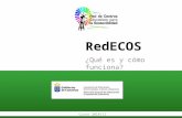RedECOS ¿Qué es y cómo funciona? Curso 2010/11. ¿Qué es la RedECOS? Una iniciativa para desarrollar la Educación Ambiental en el aula. Un espacio común.