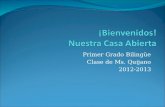 Primer Grado Biling¼e Clase de Ms. Quijano 2012-2013