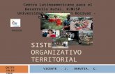 SISTEMA ORGANIZATIVO TERRITORIAL VICENTE J. URRUTIA. C. Centro Latinoamericano para el Desarrollo Rural, RIMISP Universidad Andina Simón Bolívar - Ecuador.