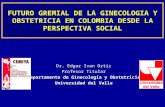 FUTURO GREMIAL DE LA GINECOLOGIA Y OBSTETRICIA EN COLOMBIA DESDE LA PERSPECTIVA SOCIAL Dr. Edgar Ivan Ortiz Profesor Titular Departamento de Ginecología.