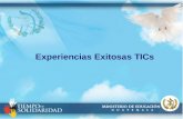 Experiencias Exitosas TICs. Pasivo Aprendizaje de TICs Activo Aprendizaje con TICs Aplicaciones de TICs.