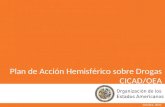 Plan de Acción Hemisférico sobre Drogas CICAD/OEA Octubre, 2010.