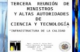 Mgtr. Javier A. Arias Real Centro Nacional de Metrología CENAMEP AIP - PANAMA Nov 17-18, 2011 Panamá TERCERA REUNIÓN DE MINISTROS YALTAS AUTORIDADES DE.
