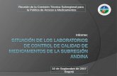 Informe: Reunión de la Comisión Técnica Subregional para la Política de Acceso a Medicamentos 10 de Septiembre de 2007 Bogotá