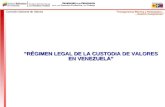 RÉGIMEN LEGAL DE LA CUSTODIA DE VALORES EN VENEZUELA.