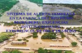 SISTEMA DE ALERTA TEMPRANA EN LA CUENCA DEL RIO PIURA PIURA-PERU: EXIGENCIAS INSTITUCIONALES, EXPERIENCIA, RETOS Y DESAFIOS.