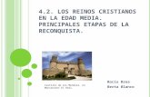 4.2. L OS REINOS CRISTIANOS EN LA EDAD MEDIA. P RINCIPALES ETAPAS DE LA RECONQUISTA. Rocío Brea Berta Blanco Castillo de los Mendoza, en Manzanares El.