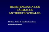 RESISTENCIAS A LOS FÁRMACOS ANTIRRETROVIRALES. M. Riera. Unitat de Malalties Infeccioses. Hospital Son Dureta.