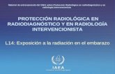 IAEA International Atomic Energy Agency PROTECCIÓN RADIOLÓGICA EN RADIODIAGNÓSTICO Y EN RADIOLOGÍA INTERVENCIONISTA L14: Exposición a la radiación en el.