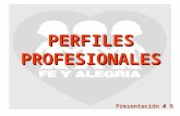 PERFILES PROFESIONALES Presentación # 6. OBJETIVOS DE LA PRESENTACIÓN Detallar el proceso de diseño de perfiles profesionales Aclarar los pasos clave.