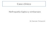 Caso clínico Nefropatía lúpica y embarazo Dr Hernán Trimarchi.