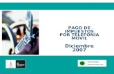 Servicio Provincial de Gestión y Recaudación Diputación Provincial de Jaén 1 PAGO DE IMPUESTOS POR TELEFONÍA MOVIL Diciembre 2007 Servicio Provincial de.