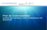 Plan de Gobernabilidad Gestión Documentaria y Sitios Colaborativos con SharePoint.