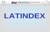 LATINDEX. ¿QUÉ ES LATINDEX? Latindex es un sistema de Información sobre las revistas de investigación científica, técnico-profesionales y de divulgación.