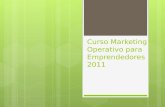 Curso Marketing Operativo para Emprendedores 2011.