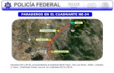 PARADEROS EN EL CUADRANTE NE-34 Carreteras (57) y (57-D), correspondientes al Cuadrante NE-34 Tramo : San Luis Potosí - Núñez y Paralelo 3; Tramo : Libramiento.