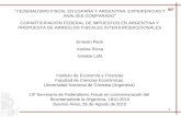 11 IEF FEDERALISMO FISCAL EN ESPAÑA Y ARGENTINA: EXPERIENCIAS Y ANÁLISIS COMPARADO COPARTICIPACIÓN FEDERAL DE IMPUESTOS EN ARGENTINA Y PROPUESTA DE ARREGLOS.