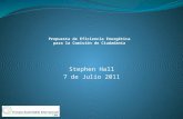 Stephen Hall 7 de Julio 2011. Aspectos Generales de EE Contexto de EE Proposición para Chile.