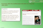 11-04-2011 1 Encuesta sobre las sustituciones docentes en Canarias 2010-2011 Propósitos: Establecer la verdadera dimensión del problema de las sustituciones.