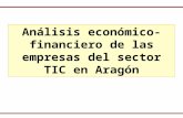 Análisis económico- financiero de las empresas del sector TIC en Aragón.