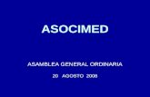 ASOCIMED ASAMBLEA GENERAL ORDINARIA 20 AGOSTO 2008.