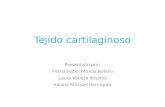 Tejido cartilaginoso Presentado por: María Isabel Molina Botero Laura Vanesa Rosario Juliana Michael Henríquez.