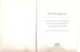Paul Krugman - De vuelta a la economía de la gran depresión y la crisis del 2008