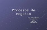 Procesos de negocio Ing. Wilson Ortega Universidad del Cauca Comercio electrónico.