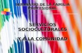 SERVICIOS SOCIOCULTURALES Y A LA COMUNIDAD SEMINARIO DE LA FAMILIA PROFESIONAL.